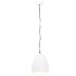 Lámpara colgante industrial redonda 25 W blanca 32 cm