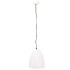 Lámpara colgante industrial redonda 25 W blanca 32 cm