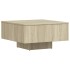 Mesa de centro madera contrachapada roble Sonoma 60x60x31,5
