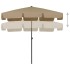 Sombrilla de playa gris taupe 200x125