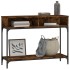 Mesa consola madera de ingeniería roble ahumado 100x30,5x75