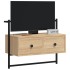 Mueble TV de pared madera ingeniería roble Sonoma 60,5x30x51