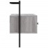 Mueble TV de pared madera ingeniería gris Sonoma 60,5x30x51