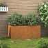 Jardinera de acero corten 62x30x29