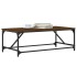 Mesa de centro madera contrachapada marrón roble 100x50x35