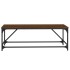 Mesa de centro madera contrachapada marrón roble 100x50x35