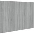 Cabecero de cama madera contrachapada gris Sonoma 120x1,5x80