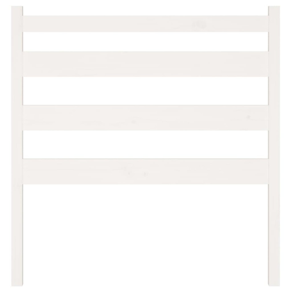 Cabecero de cama madera maciza de pino blanco 106x4x100