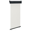 Toldo lateral de balcón color crema 85x250 cm