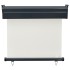 Toldo lateral de balcón color crema 85x250