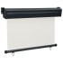 Toldo lateral de balcón color crema 85x250