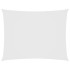 Toldo de vela rectangular tela Oxford blanco 2,5x4