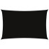 Toldo de vela rectangular tela Oxford negro 2,5x5