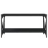 Mesa de centro madera contrachapada negro 90x50x45