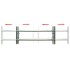 Reja de seguridad ajustable ventana con 2 barras 1000-1500