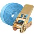 Correas de sujeción de trinquete 10 uds azul 0,8 T 4 m x 25