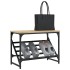 Mueble zapatero madera de ingeniería roble Sonoma 60x30x45