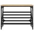 Mueble zapatero madera de ingeniería roble Sonoma 60x30x45
