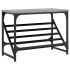 Mueble zapatero madera de ingeniería gris Sonoma 60x30x45