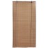 Persiana enrollable de bambú marrón 140x220