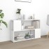 Estantería librería madera contrachapada blanco 100x24x63