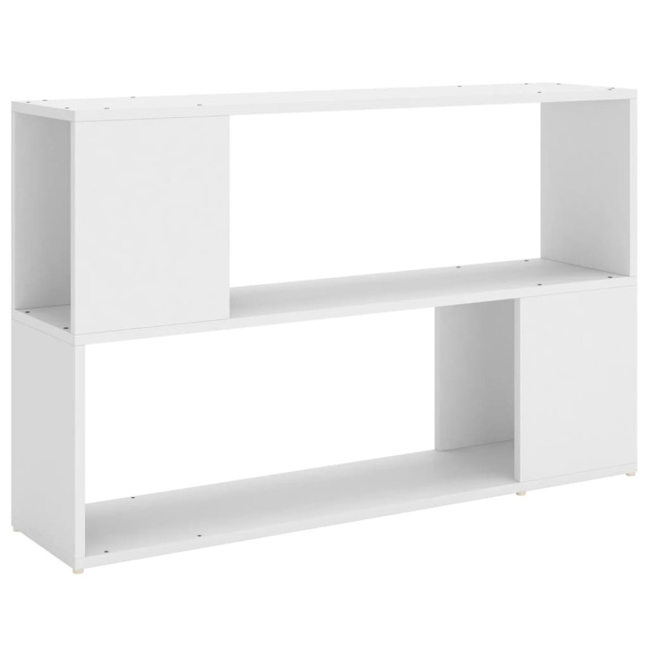 Estantería librería madera contrachapada blanco 100x24x63