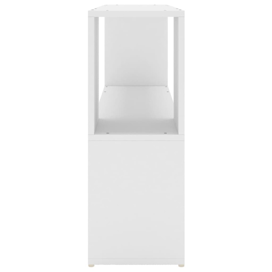 Estantería librería madera contrachapada blanco 100x24x63