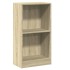 Estantería de madera contrachapada color roble 40x24x75