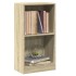 Estantería de madera contrachapada color roble 40x24x75