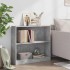 Estantería de madera contrachapada gris hormigón 80x24x75