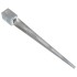 Picas de tierra 2 uds acero galvanizado plateado 9x9x90