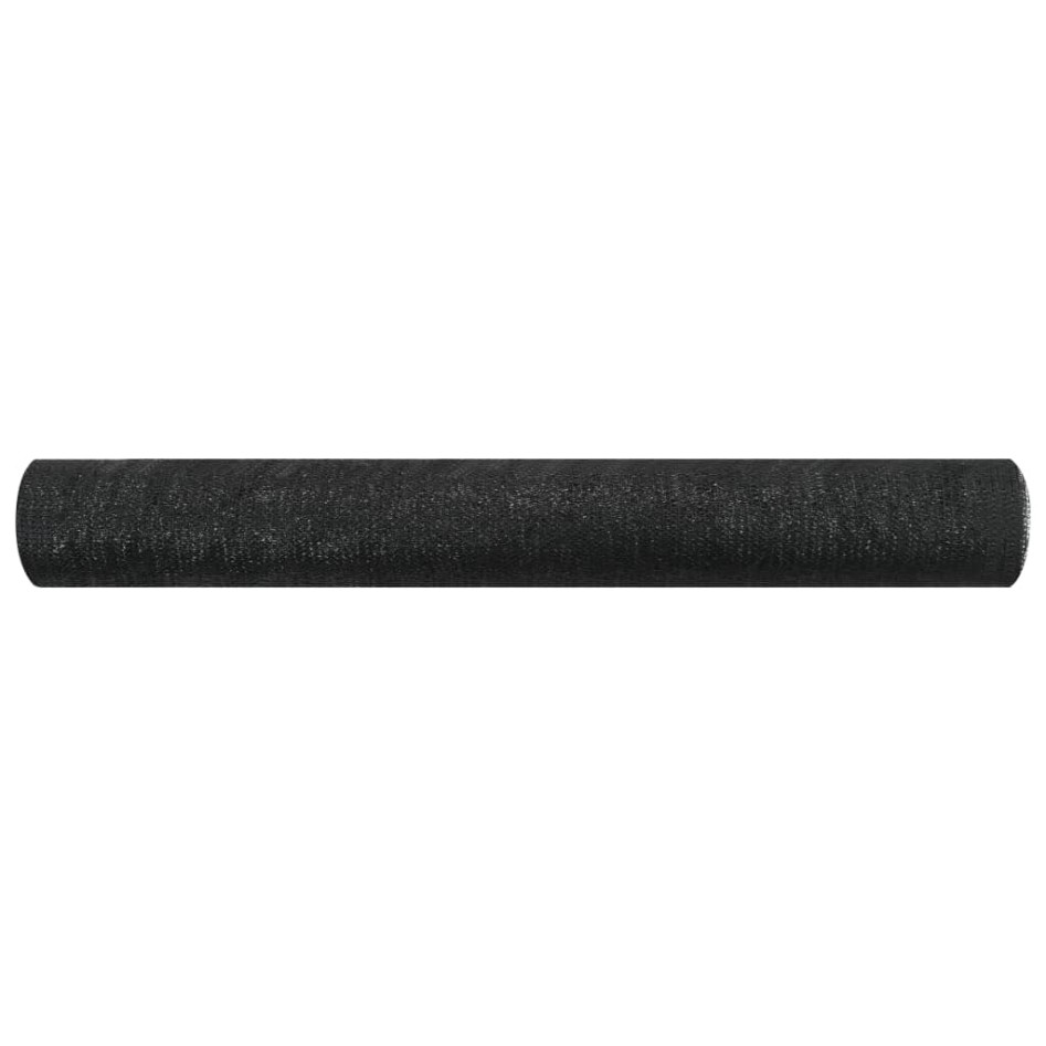 Red de privacidad HDPE negro 1x50 m 75