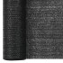 Red de privacidad HDPE negro 1x50 m 75