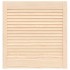 Puerta de armario de lamas madera de pino maciza 61,5x59,4