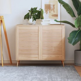 Puertas de armario de lamas 2 uds madera de pino 69x49,4