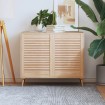 Puertas de armario de lamas 2 uds madera de pino 69x49,4 cm