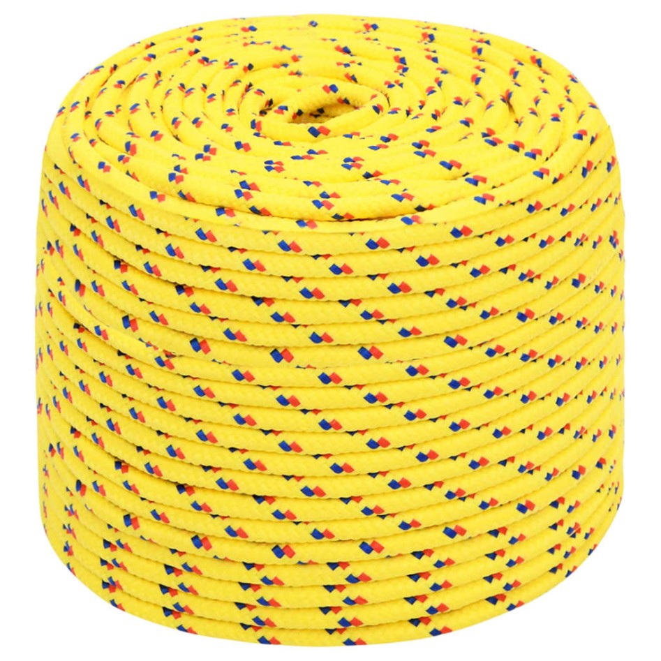 Cuerda de barco polipropileno amarillo 6 mm 250