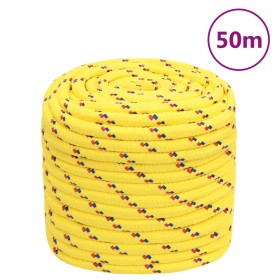 Cuerda de barco polipropileno amarillo 16 mm 50