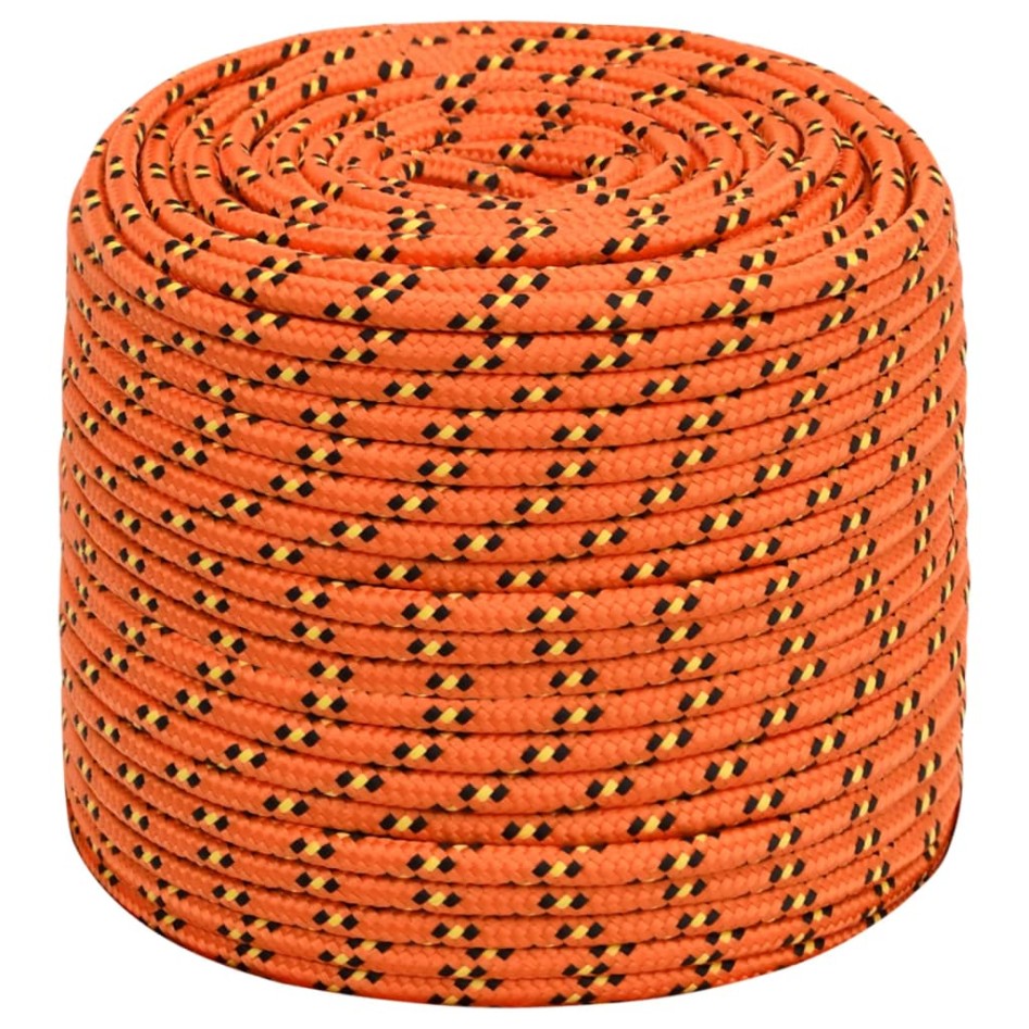 Cuerda de barco polipropileno naranja 6 mm 250