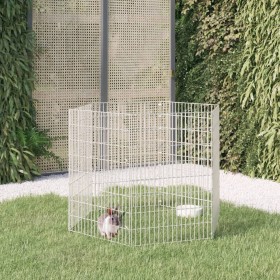 Recinto animales corral 6 paneles hierro galvanizado 54x80