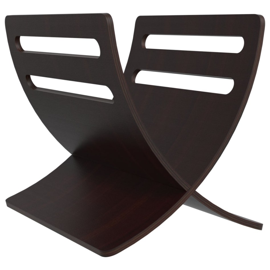 Revistero de madera de pie