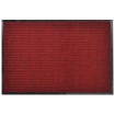 Alfombra de entrada de PVC roja, 120 x 180 cm