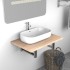Mueble de cuarto de baño roble 60x40x16,3