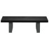 Mueble de cuarto de baño negro 60x40x16,3