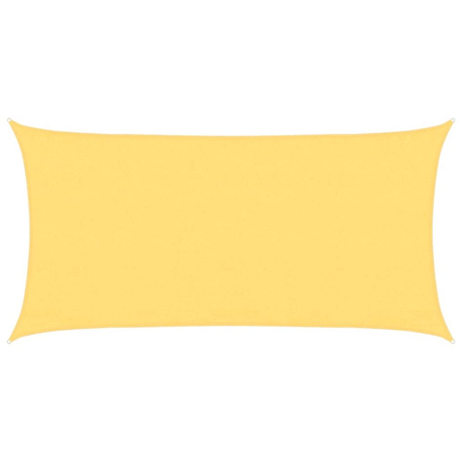 Toldo de vela beige HDPE 160 g/m² 3x6