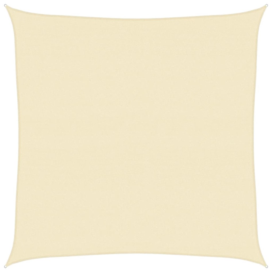 Toldo de vela crema HDPE 160 g/m² 4x4