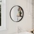 Espejo de pared negro 50