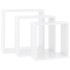 Estantes cubo de pared 3 unidades MDF