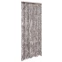 Cortina mosquitera de chenilla marrón y blanca 56x185