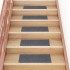 Alfombrilla autoadhesiva escalera 15 uds gris claro 60x25